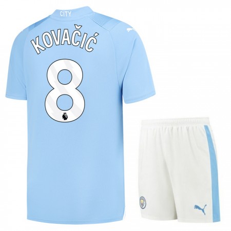 Koszulka Manchester City Kovacic 8 Dziecięcy Domowe 2023-24 Koszulki Piłkarskie Krótki Rękaw